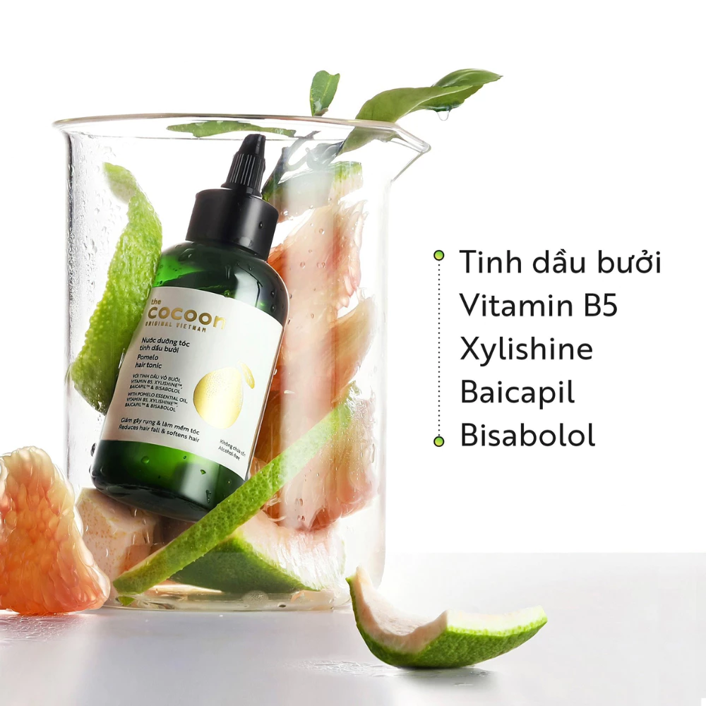 Nước dưỡng tóc Cocoon tinh dầu bưởi giảm gãy rụng và làm mềm tóc 140ml/310ml