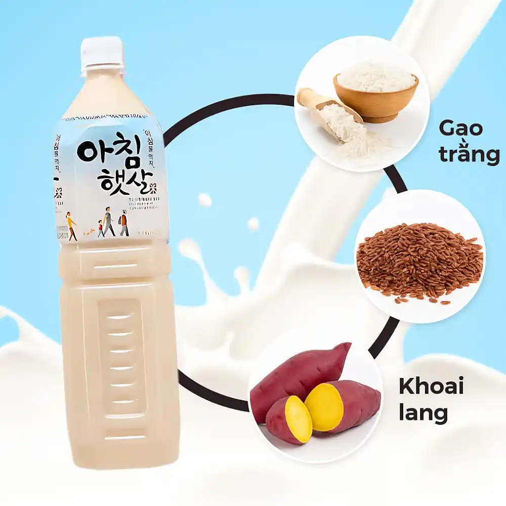 Nước gạo Moring Rice chai 500/ml/1.5L