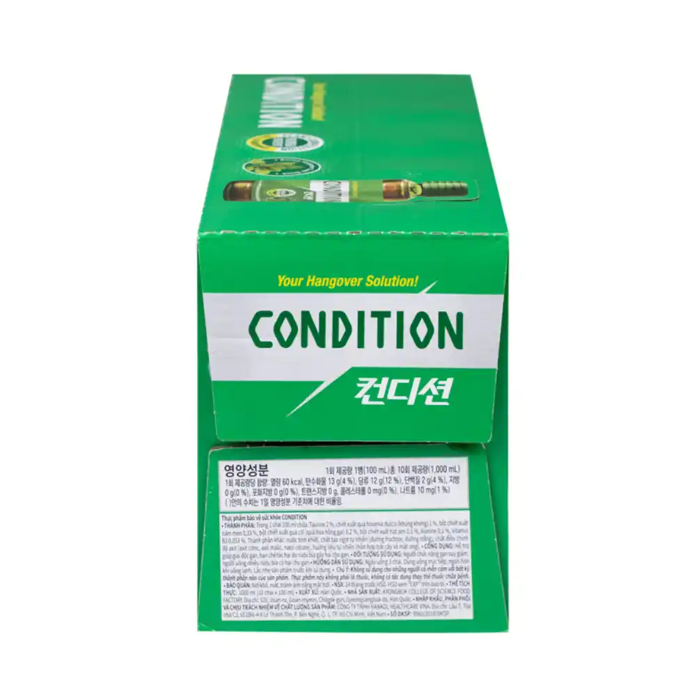 Nước giải rượu Kolmar Condition (Hộp 10 chai 100ml)