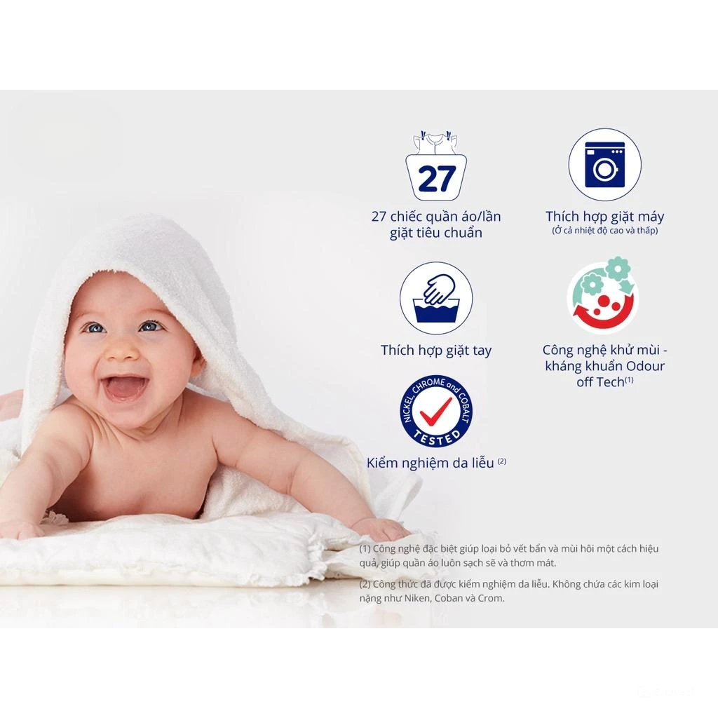 Nước giặt Chicco 0M+ kháng khuẩn (1.5L)