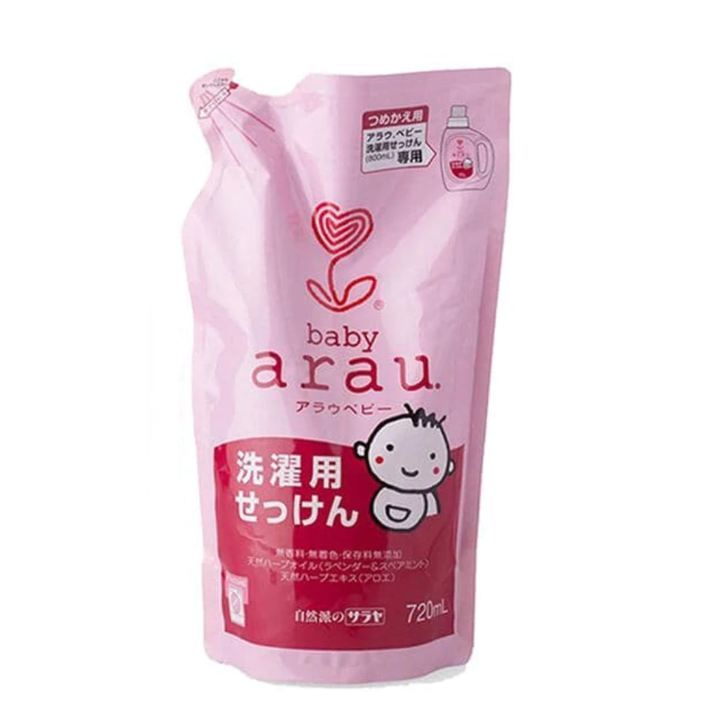Nước giặt thảo mộc Arau Baby - bình 800ml/túi 720ml