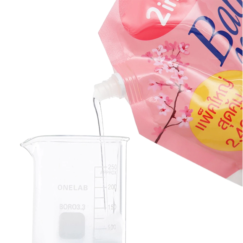 Nước giặt xả quần áo cho bé Babi Mild hương hoa anh đào túi 2.4 lít