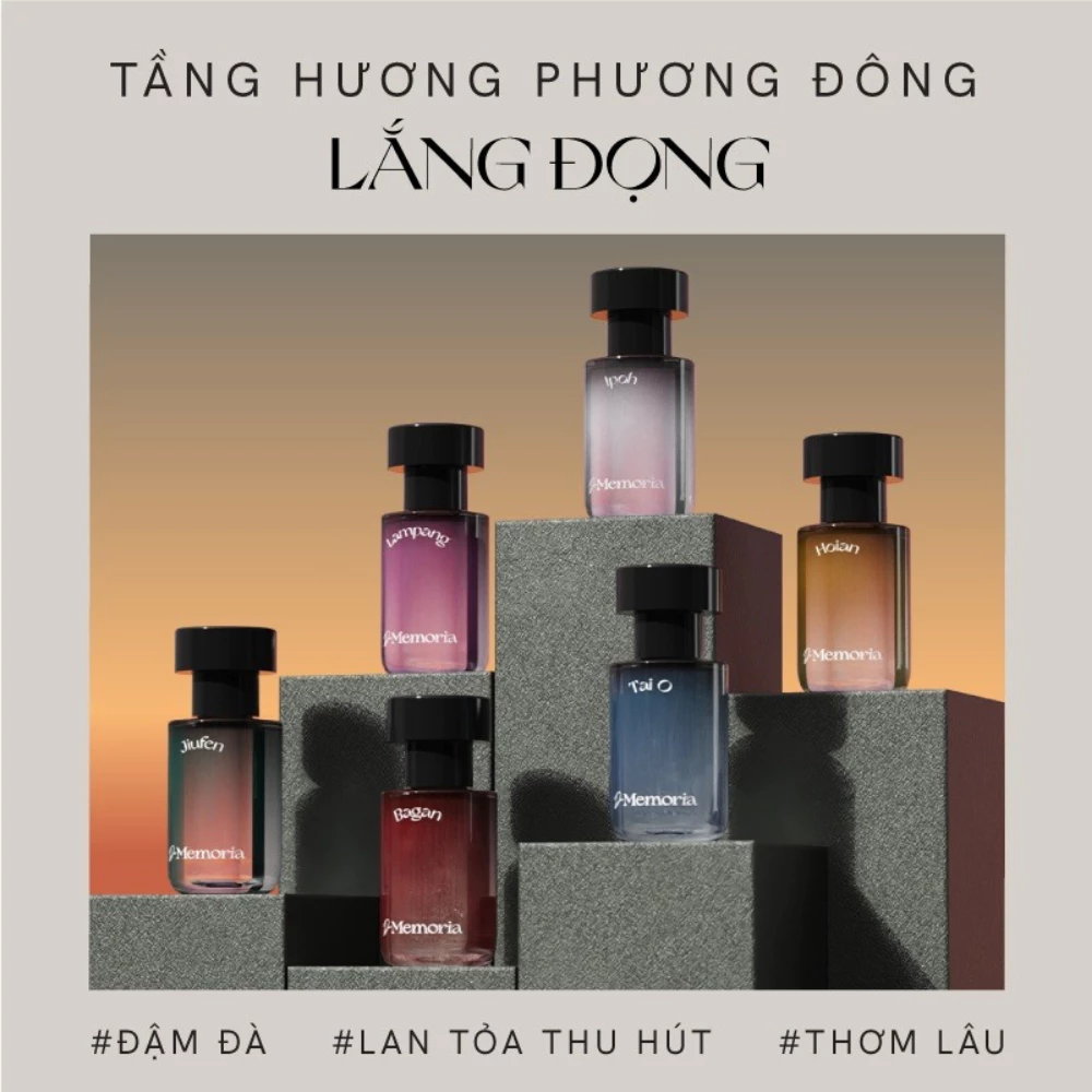 Nước hoa De Memoria EDP Lampang /Jiufen /Bagan 30ml