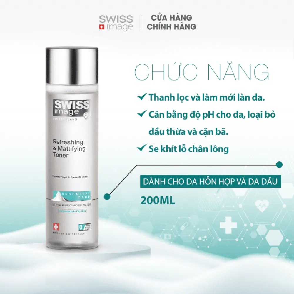 Nước hoa hồng Swiss Image 200ml