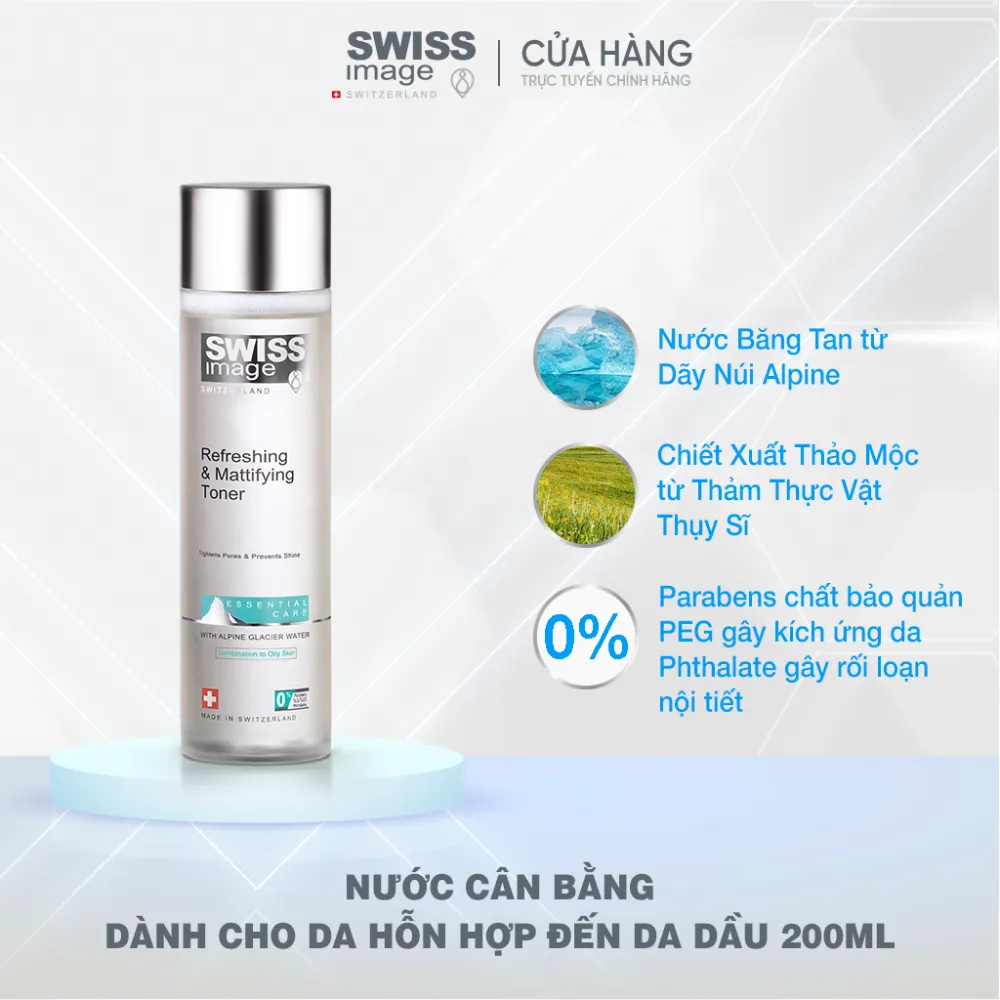 Nước hoa hồng Swiss Image 200ml