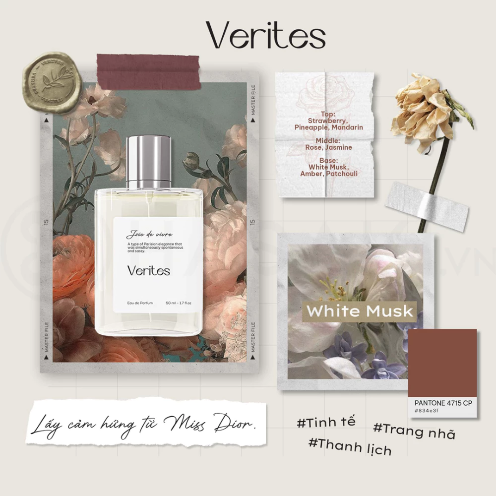 Nước hoa nam /nữ Verites 50ml