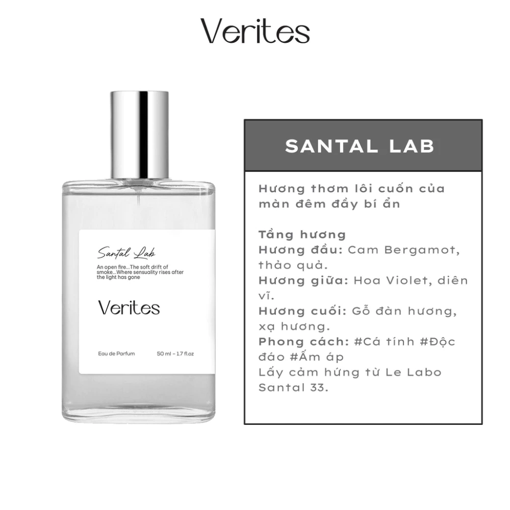 Nước hoa nam Verites Savage Trail 50ml