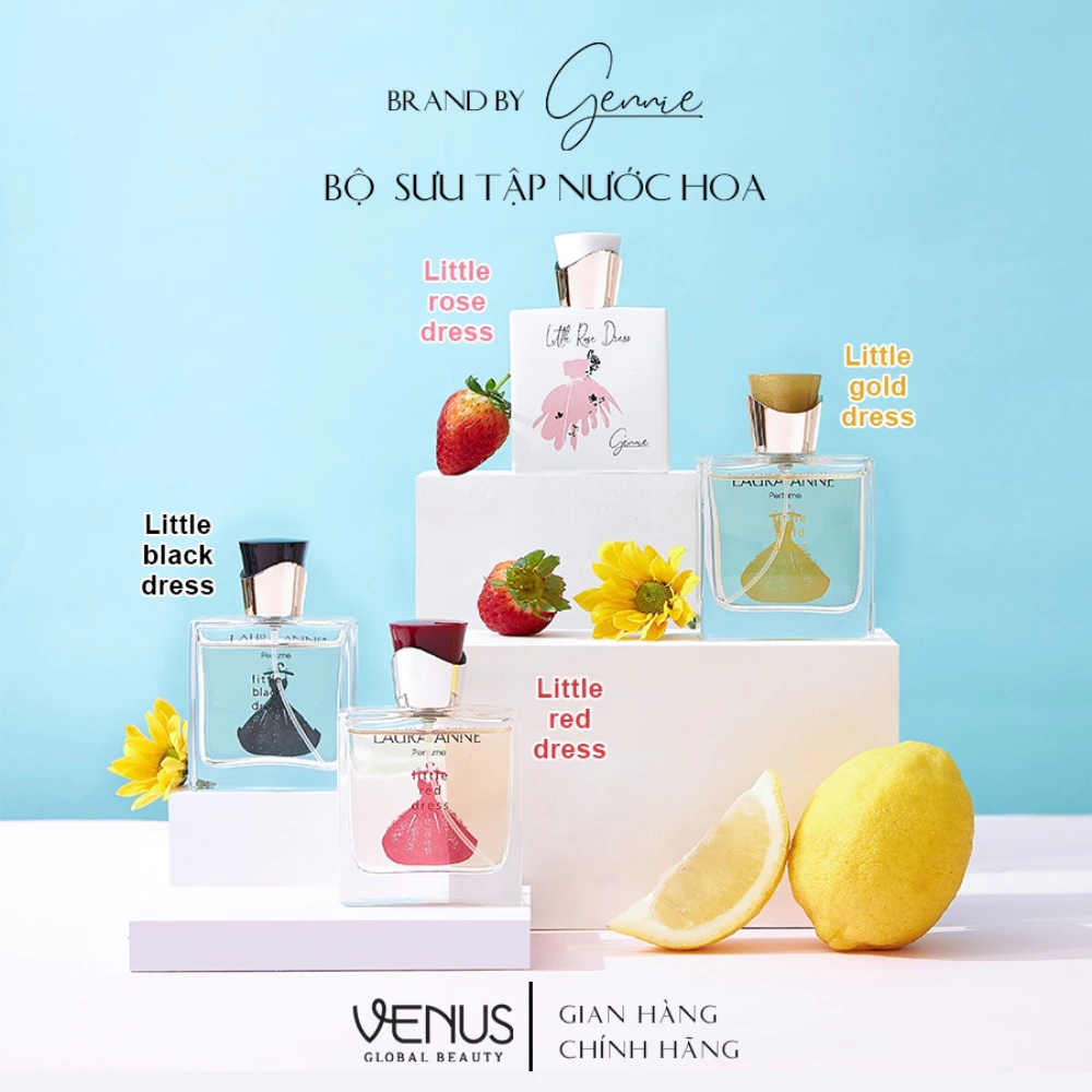 Nước hoa nữ Gennie Little Red /Gold /Black Dress 50ml