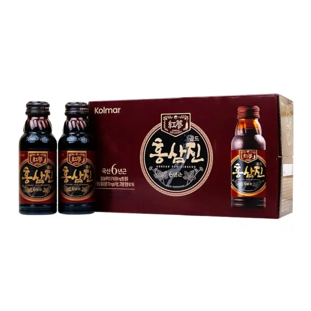 Nước hồng sâm Hongsamjin Gold (Hộp 10 chai 100ml)