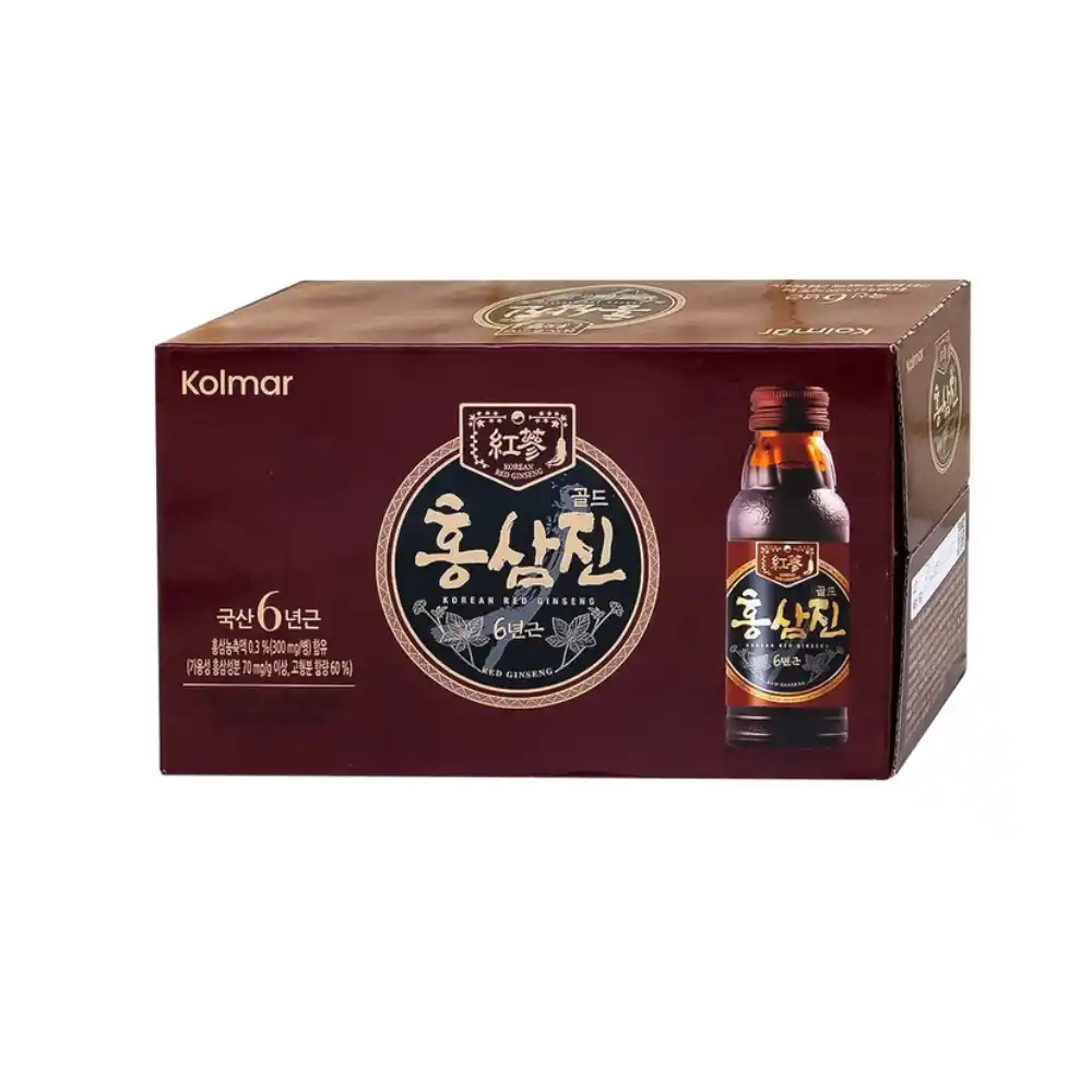 Nước hồng sâm Hongsamjin Gold (Hộp 10 chai 100ml)