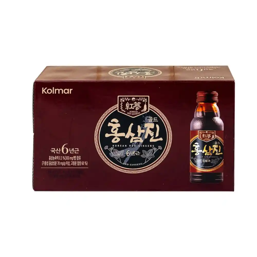 Nước hồng sâm Hongsamjin Gold (Hộp 10 chai 100ml)