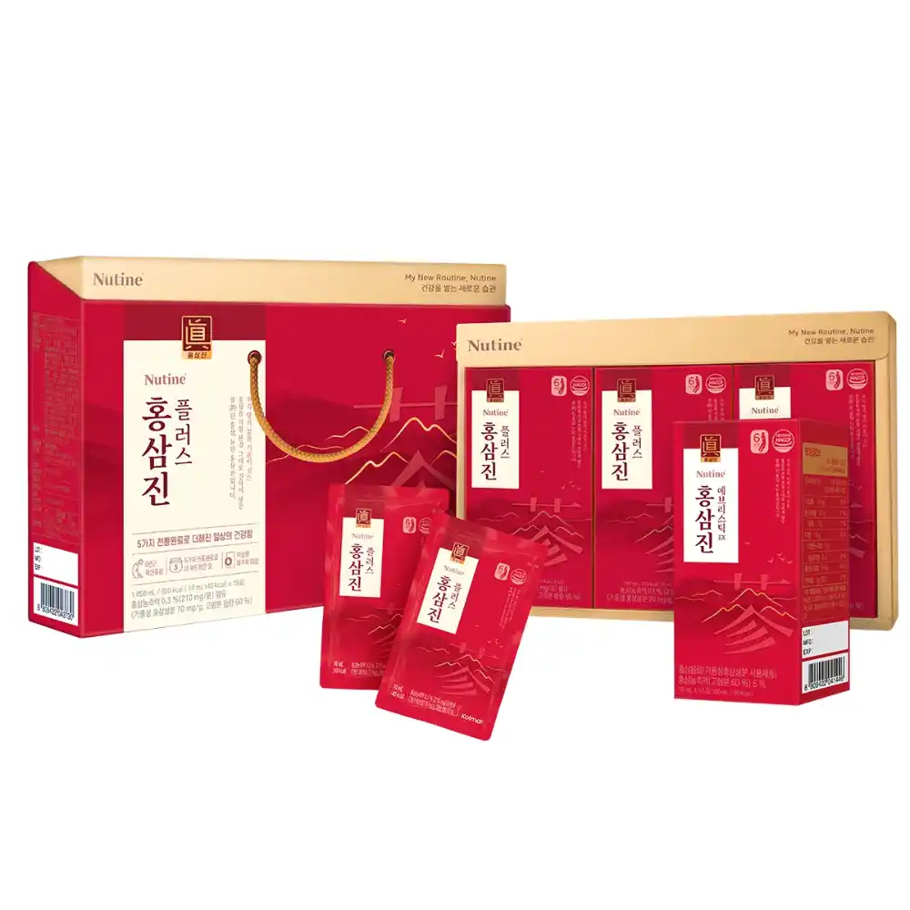 Nước hồng sâm Hongsamjin Plus (3 hộp nhỏ x 5 gói x 70ml)