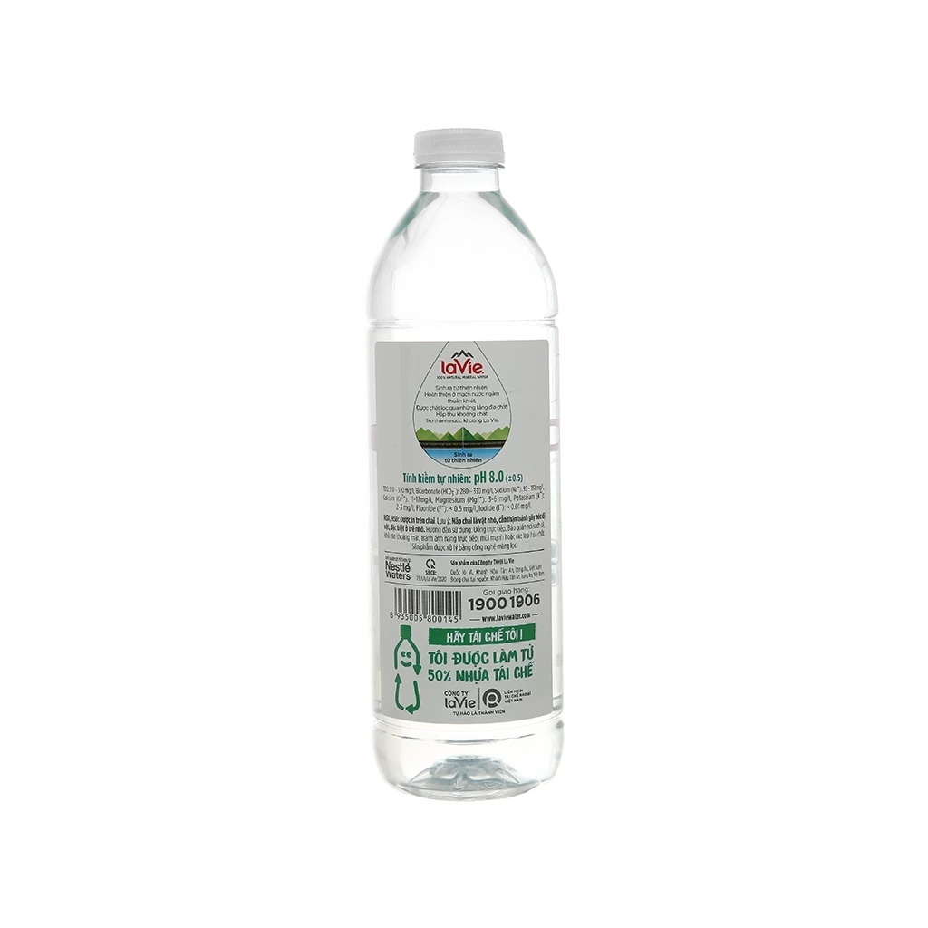 Nước khoáng thiên nhiên La Vie 700ml