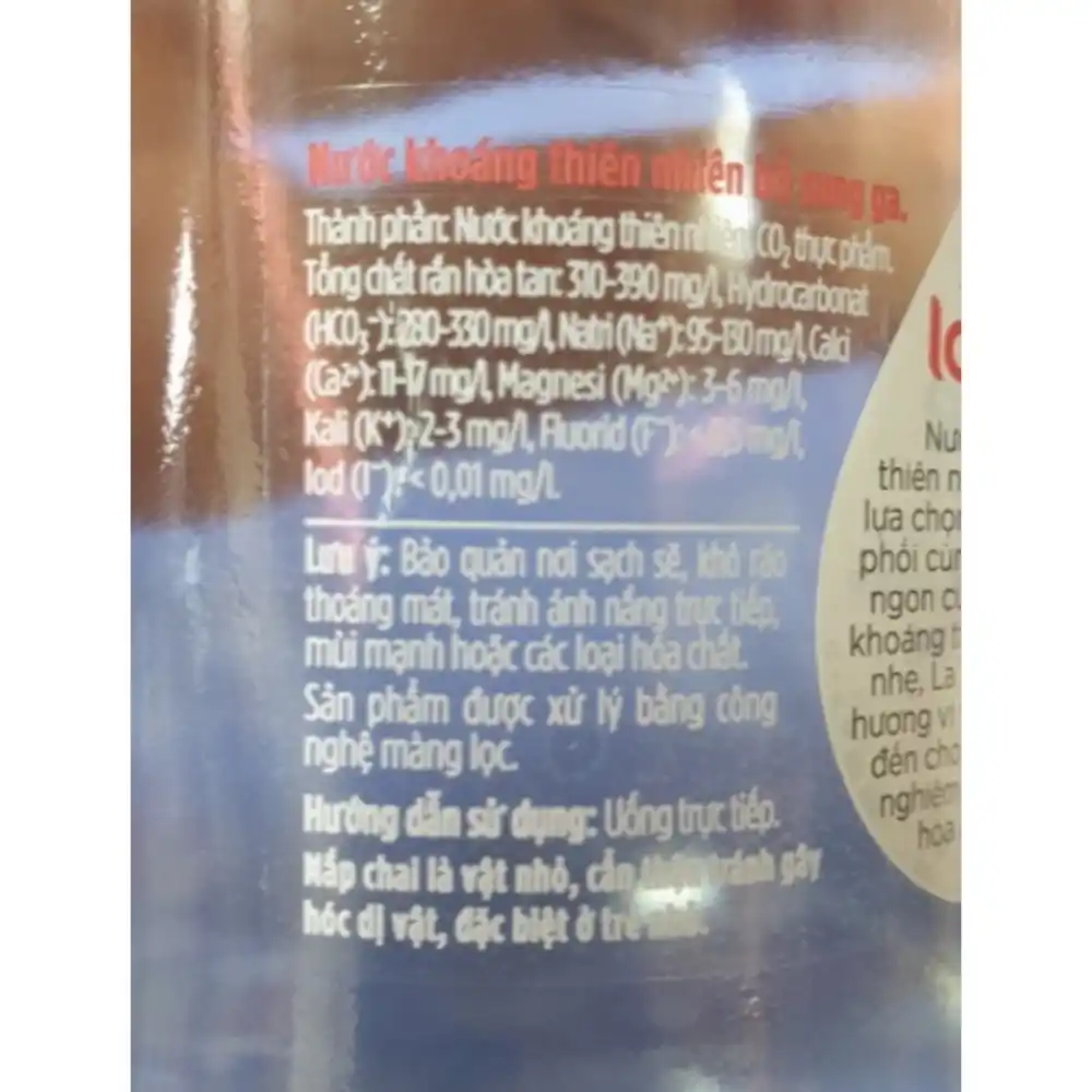 Nước khoáng thiên nhiên LaVie Glass Still không ga/Glass Sparkling có ga chai 450ml