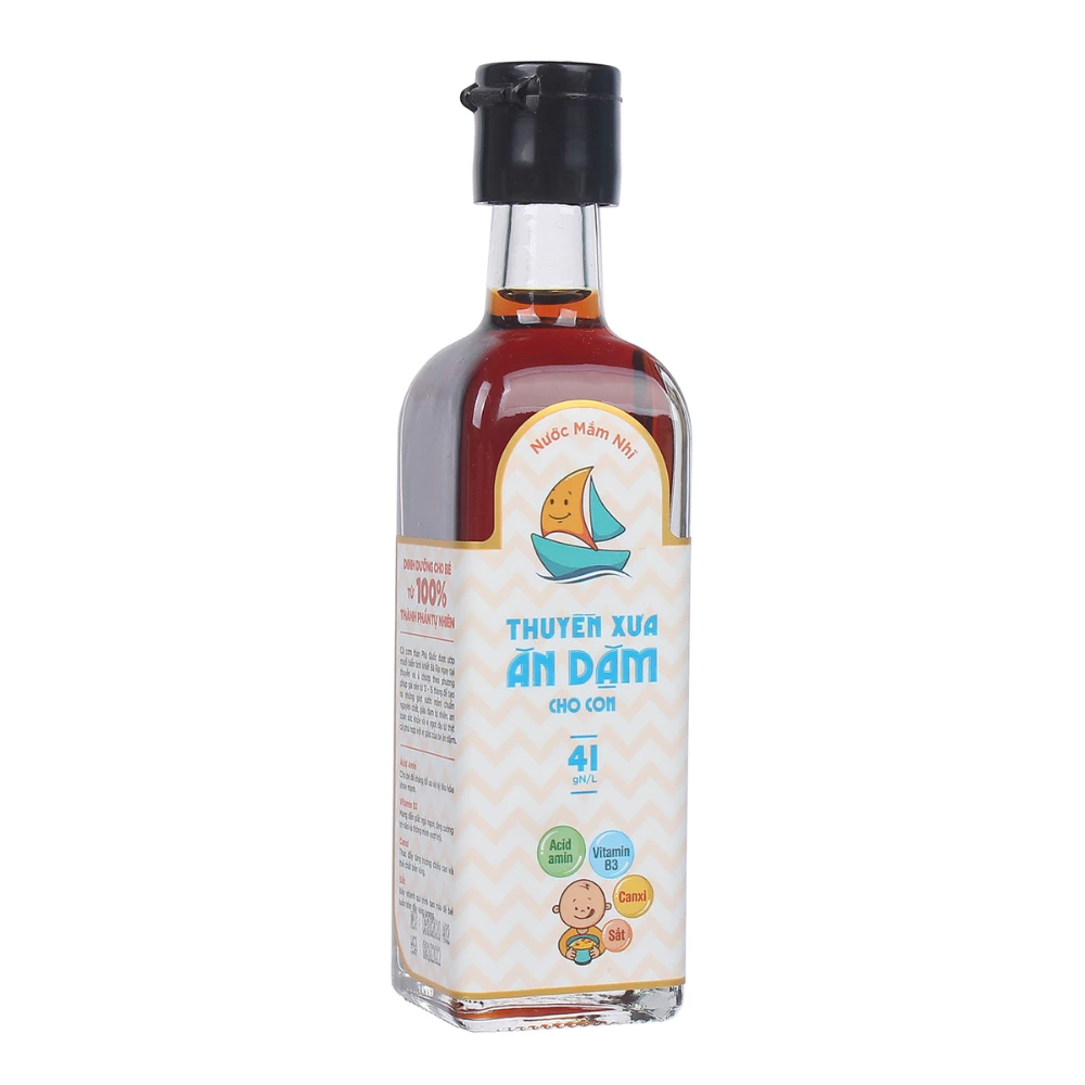 Nước mắm ăn dặm Thuyền Xưa 65ml/250ml dành cho bé từ 1 tuổi