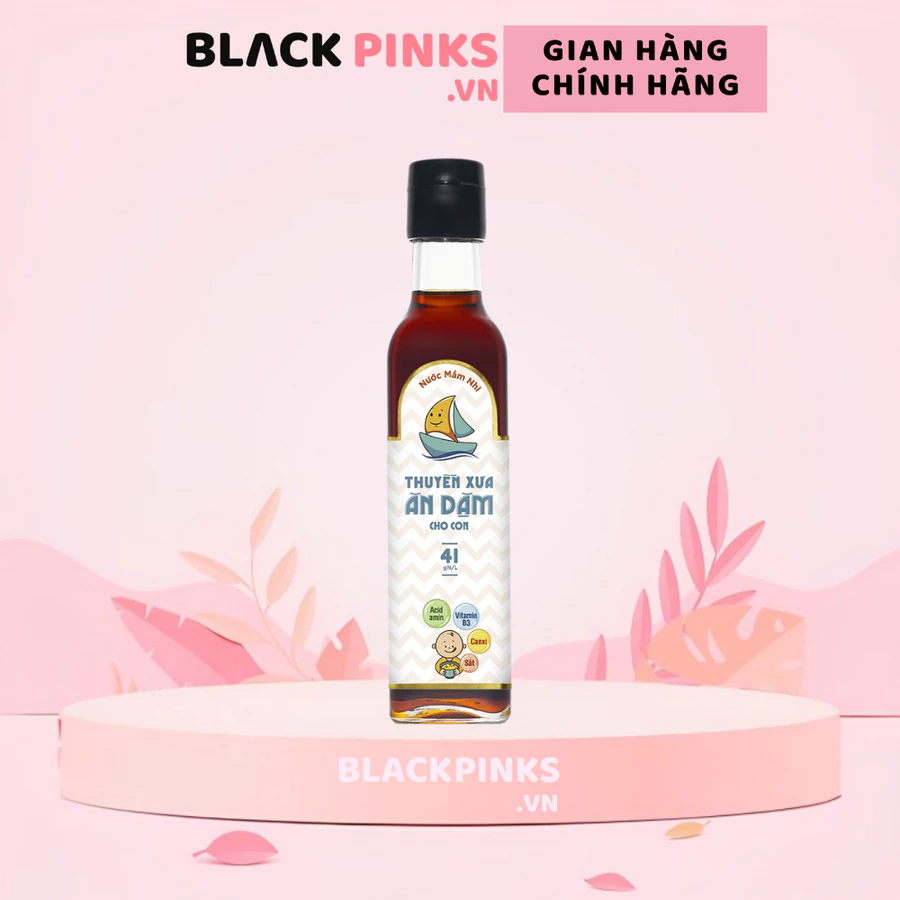 Nước mắm ăn dặm Thuyền Xưa 65ml/250ml dành cho bé từ 1 tuổi