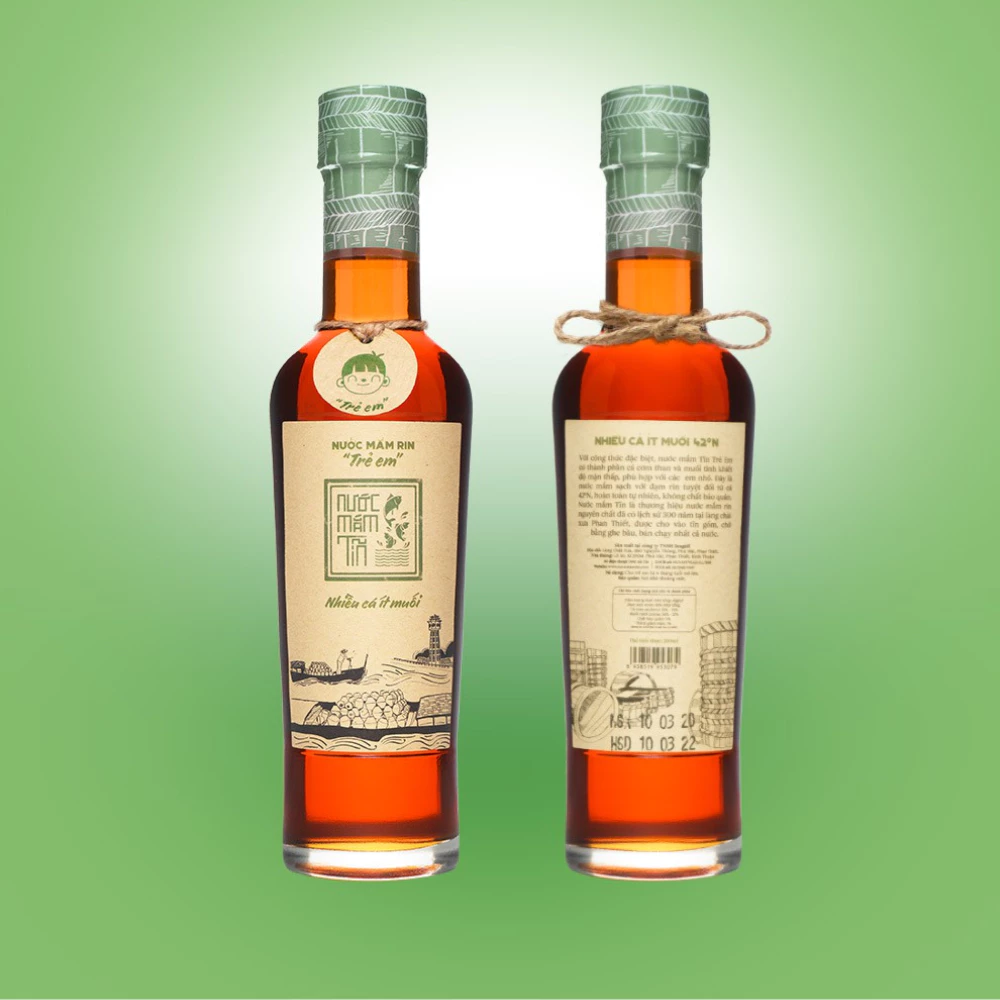Nước mắm Tĩn ăn dặm cho bé 42°N chai 250 ml (từ 6 tháng)
