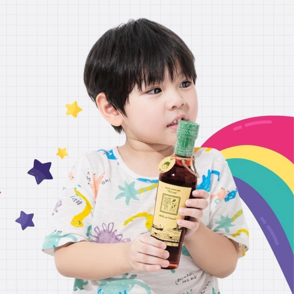 Nước mắm Tĩn ăn dặm cho bé 42°N chai 250 ml (từ 6 tháng)