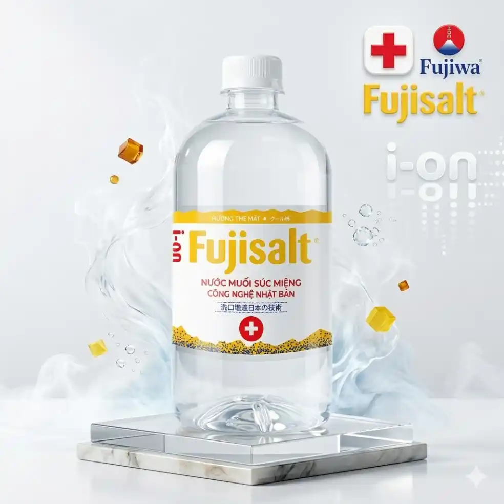 Nước muối súc miệng I-on Fujisalt 300ml