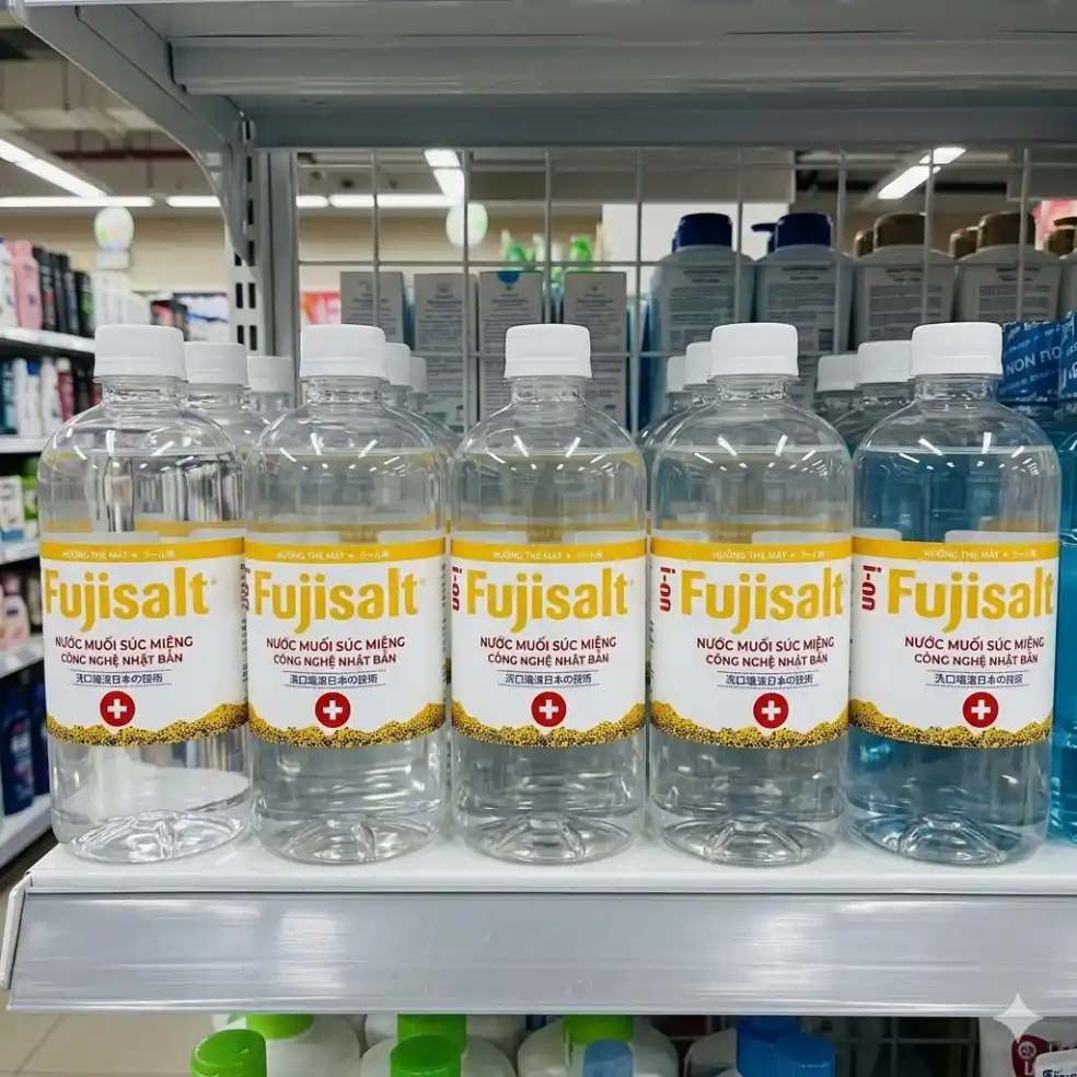 Nước muối súc miệng I-on Fujisalt 300ml