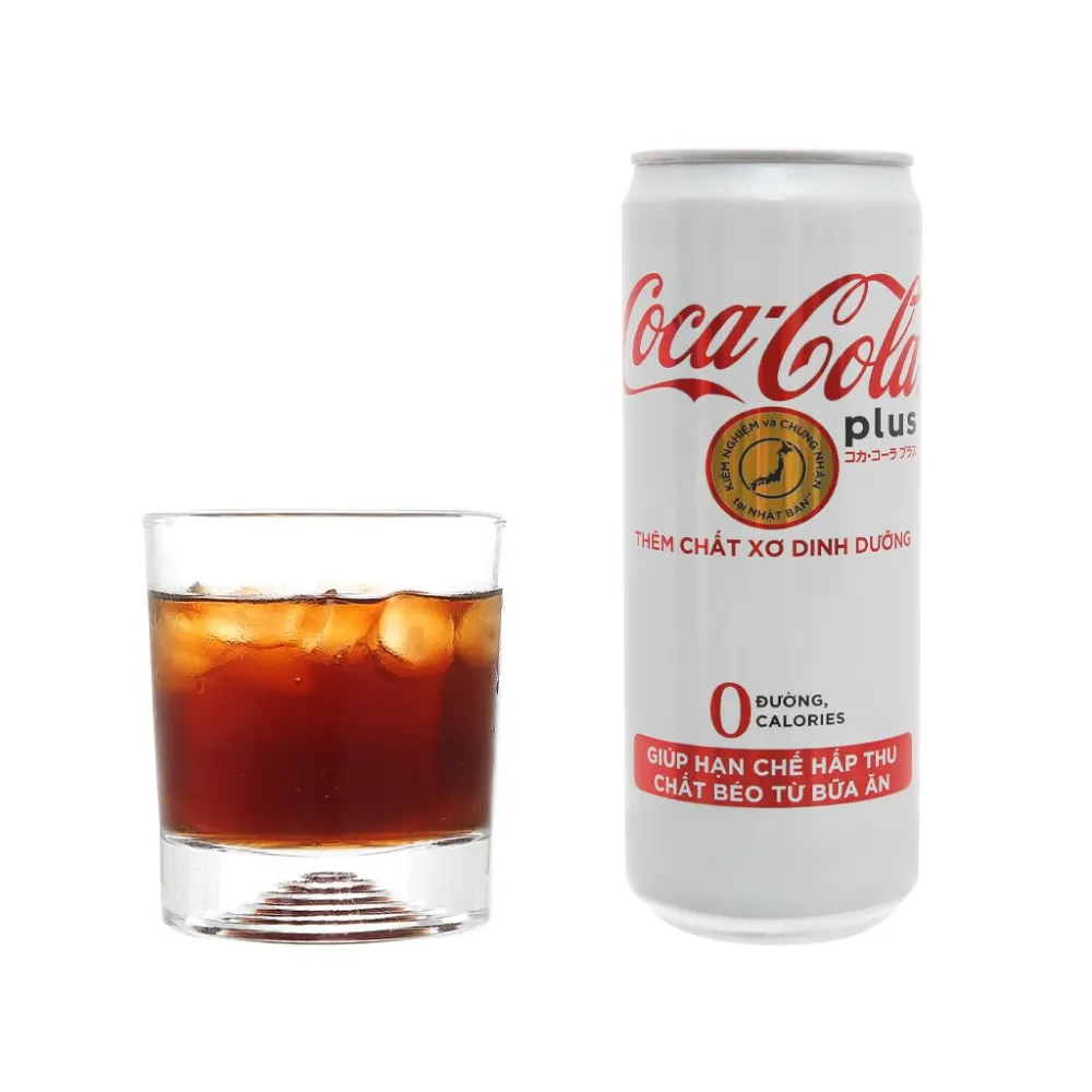 Thùng 24 lon nước ngọt Coca Cola Plus 320ml