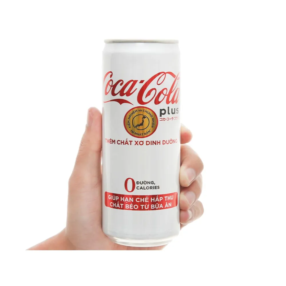 Thùng 24 lon nước ngọt Coca Cola Plus 320ml