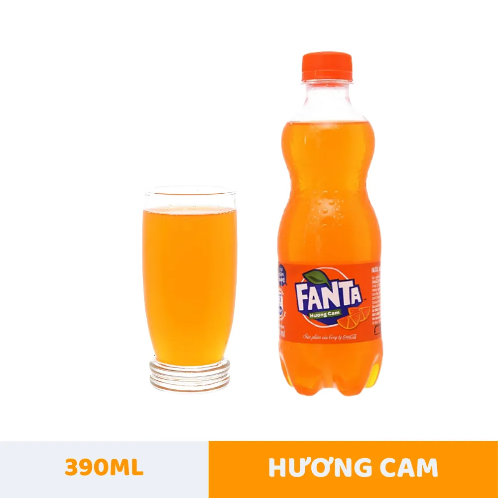 Nước ngọt Fanta cam 390ml