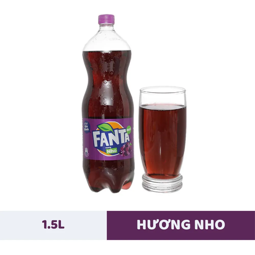 Nước ngọt Fanta nho 1.5L