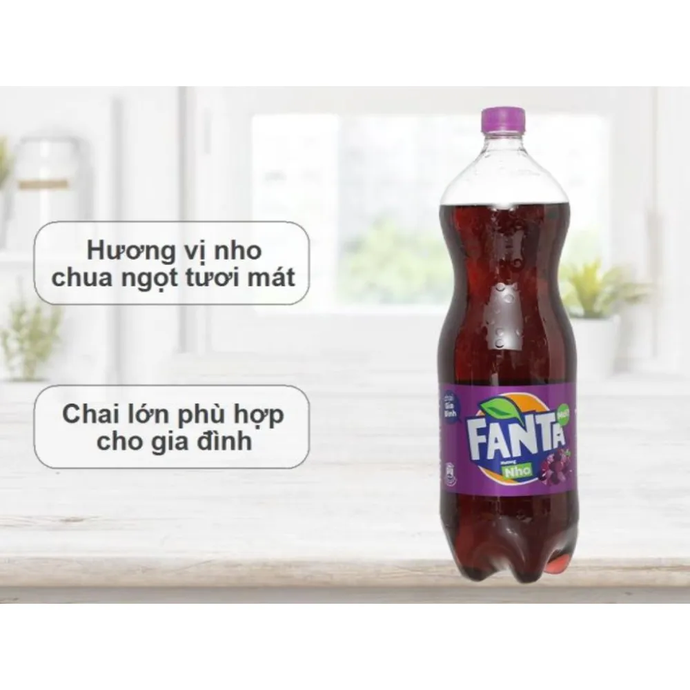 Nước ngọt Fanta nho 1.5L