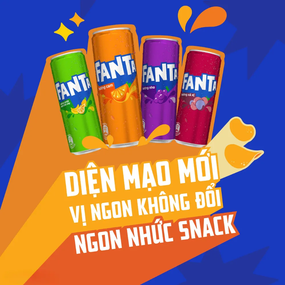 Nước ngọt Fanta soda kem 320ml