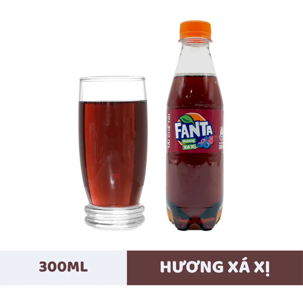 Nước ngọt Fanta xá xị 300ml