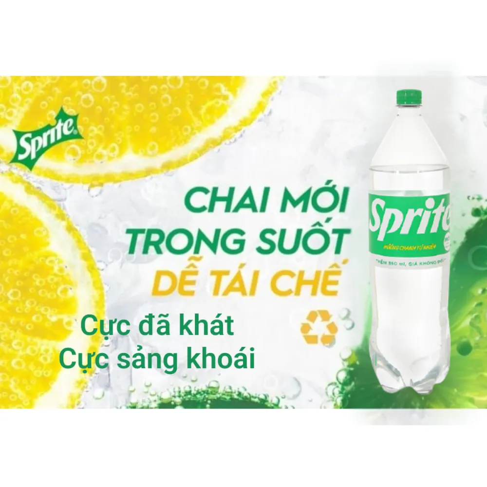 Nước ngọt Sprite chanh 1.85L