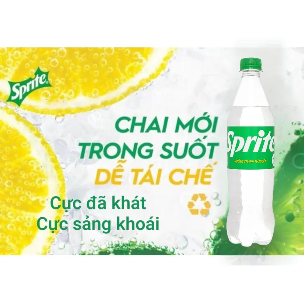 Nước ngọt Sprite chanh 600ml
