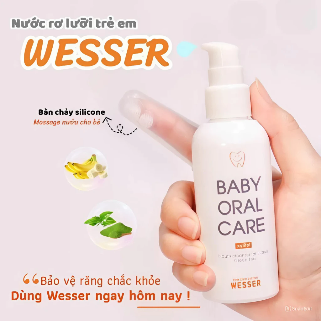 Nước rơ lưỡi Wesser 80g
