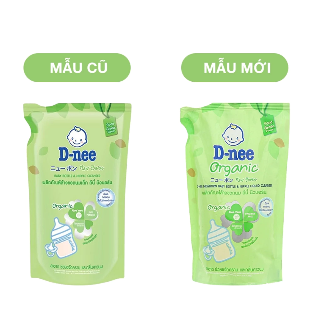 Nước rửa bình sữa Dnee túi 550ml /chai 500ml