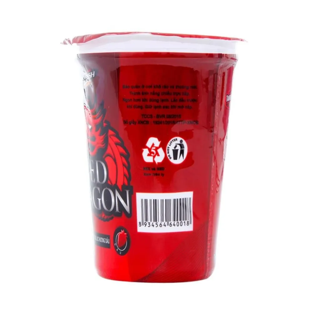 Nước tăng lực Rồng Đỏ dâu ly 220ml