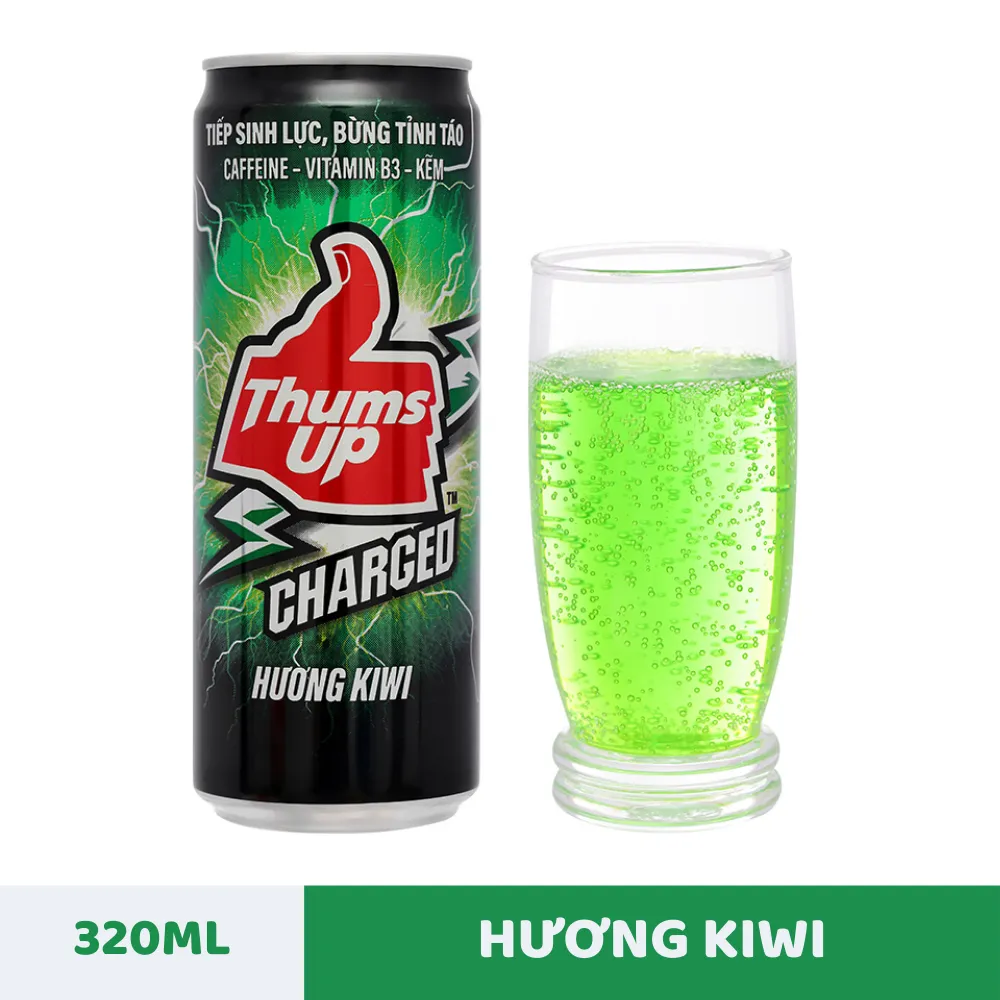 Nước tăng lực Thums Up kiwi 320ml