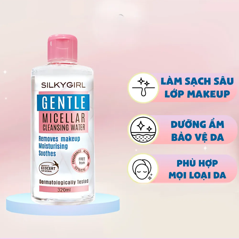 Nước tẩy trang Silkygirl Gentle