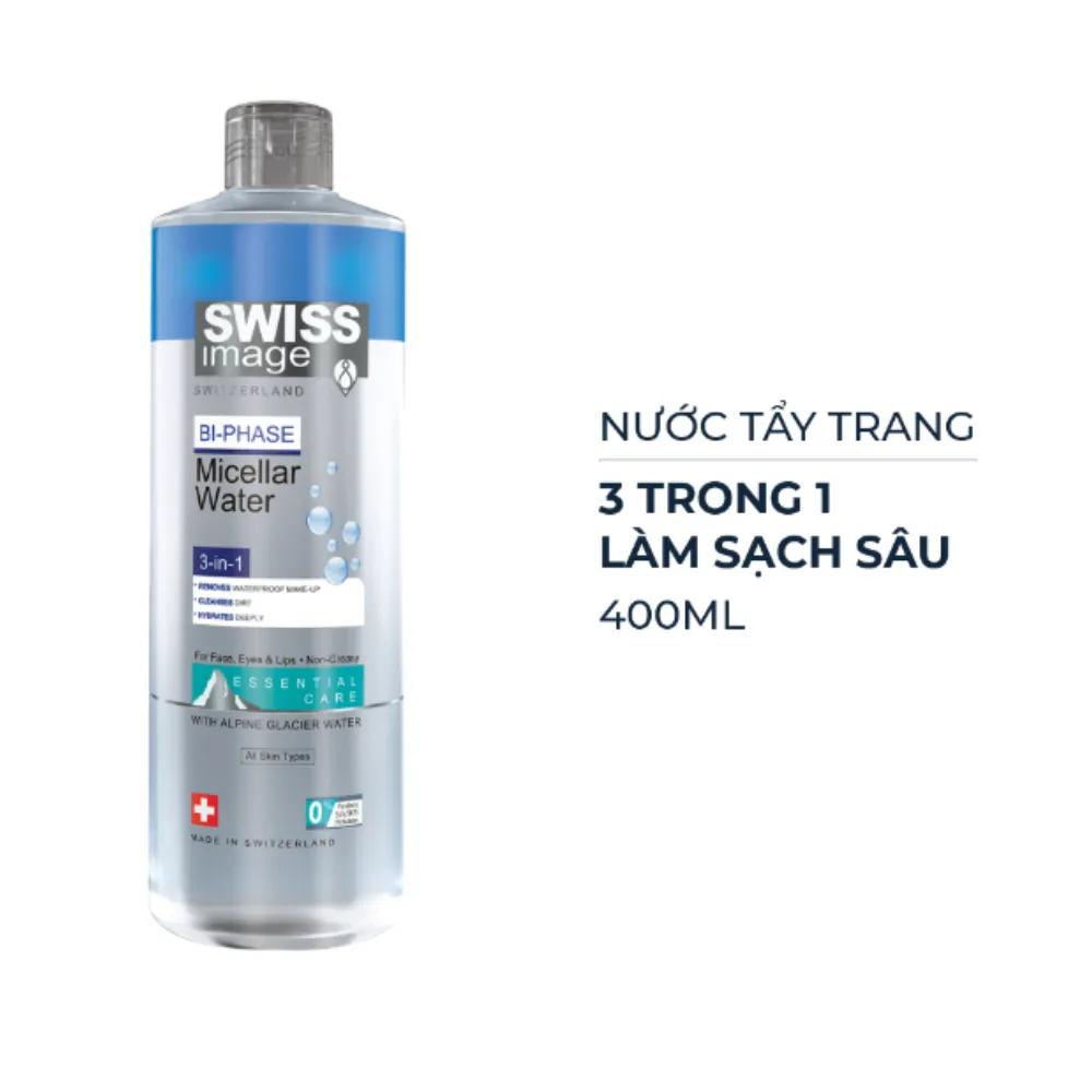 Nước tẩy trang 2 lớp Swiss Image 400ml
