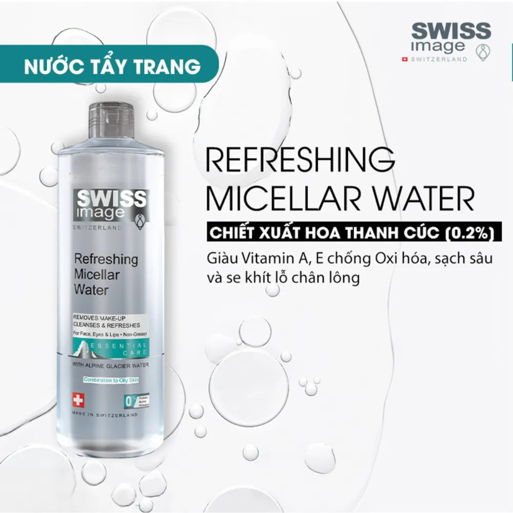 Nước tẩy trang Swiss Image 400ml