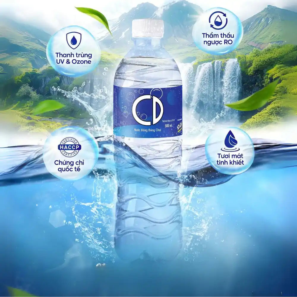 Nước tinh khiết Chương Dương 500ml