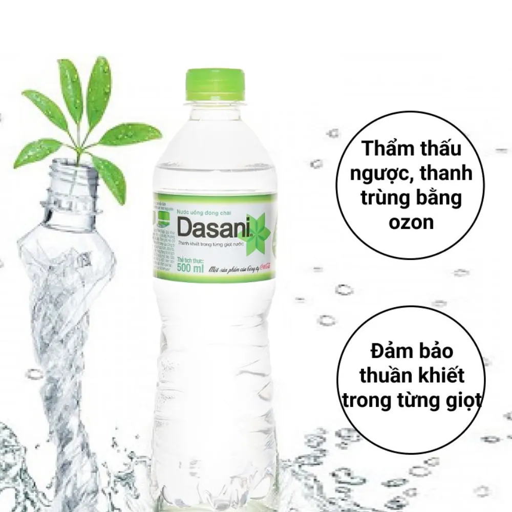 Nước tinh khiết Dasani 510ml