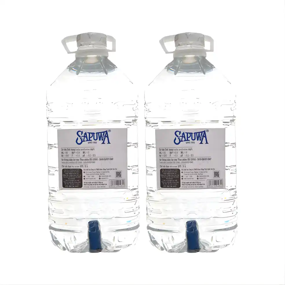 Nước uống tinh khiết Sapuwa bình 5L có vòi