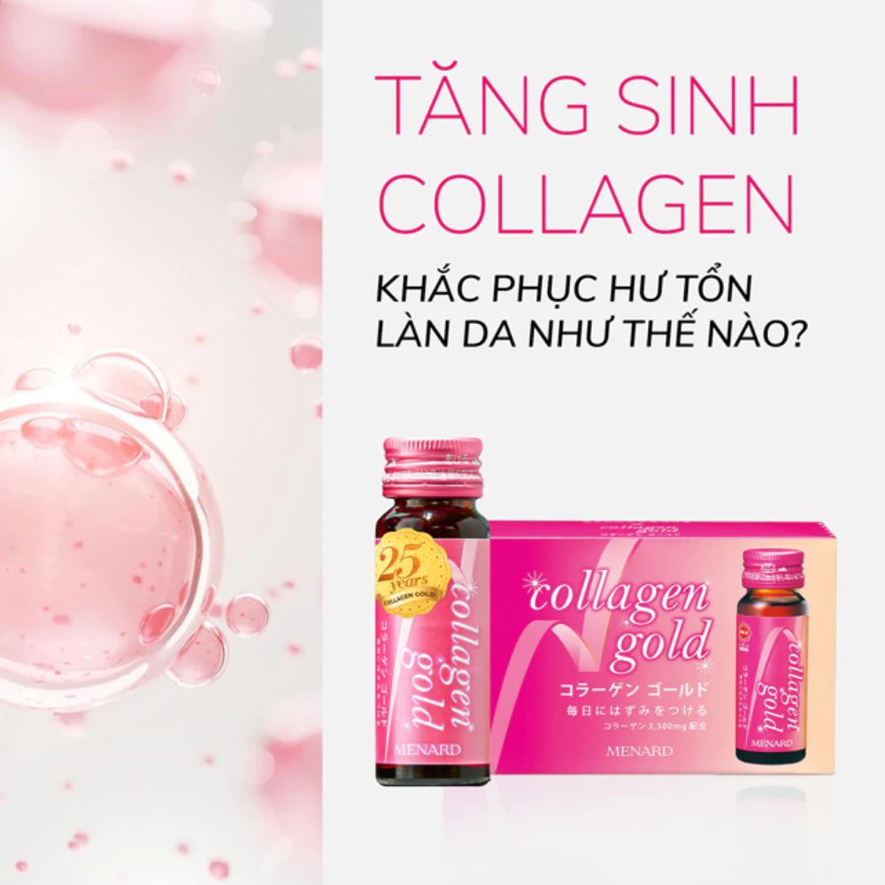 Nước uống Collagen Menard trẻ hoá nội sinh 30mlx10chai