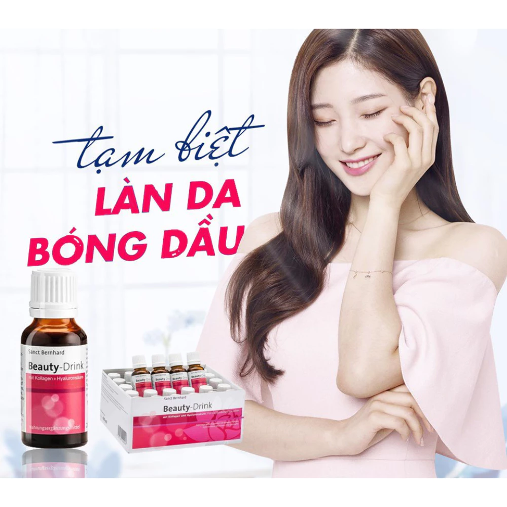 Nước uống đẹp da Collagen Beauty Drink hộp 8/15/30 chai