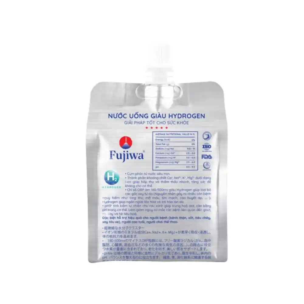 Nước uống giàu hydrogen Fujiwa túi 270ml