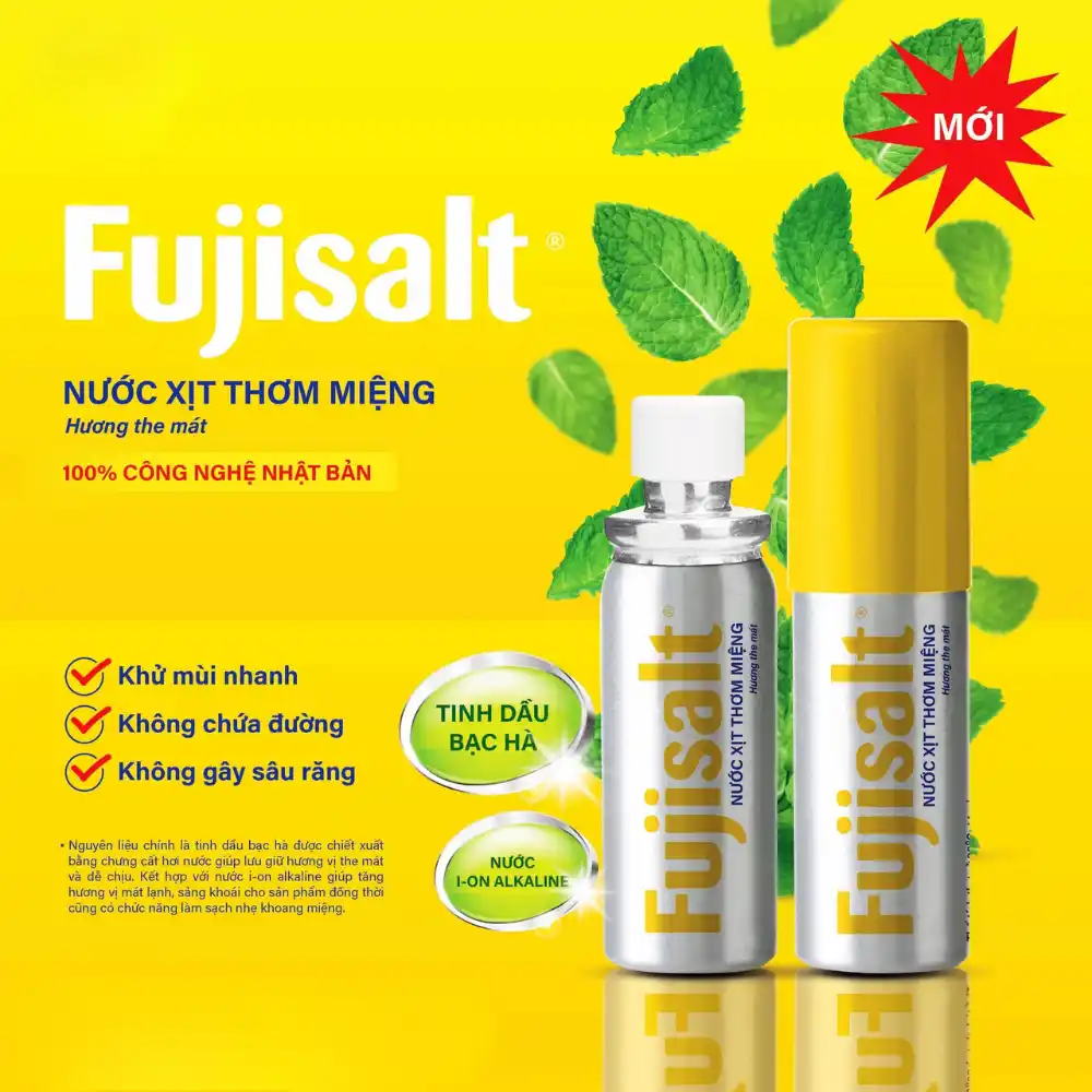 Nước xịt thơm miệng Fujisalt 14ml