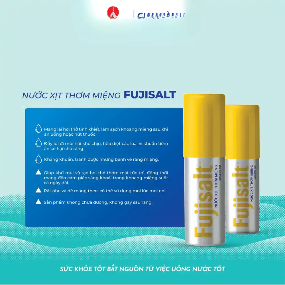 Nước xịt thơm miệng Fujisalt 14ml
