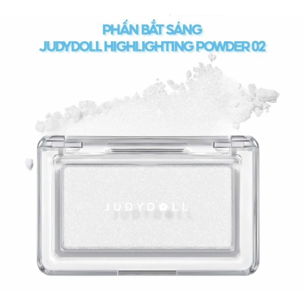 Phấn bắt sáng Judydoll Highlighting Powder 02 - Silver White 2g
