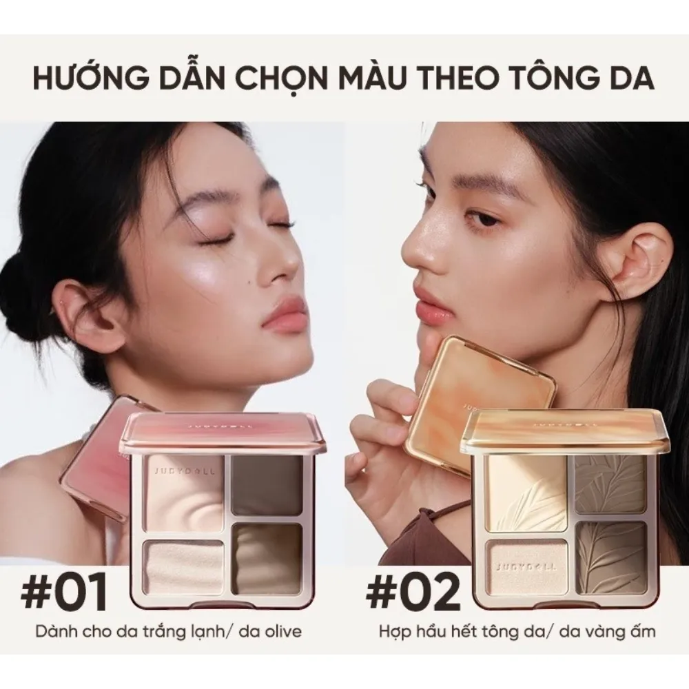 Phấn bắt sáng & tạo khối Judydoll 9g (nhiều màu)